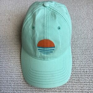 Sandbar Jetties Beach Nantucket Strapback Baseball Hat Cap Needlepoint